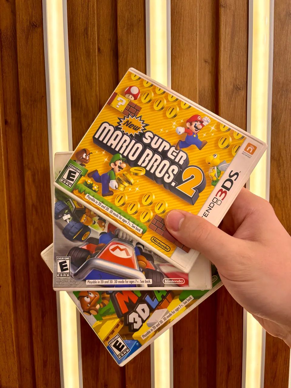Lote de jogos do Super Mario Bros de Nintendo 3ds, como New super mario Bros 2, Mario kart