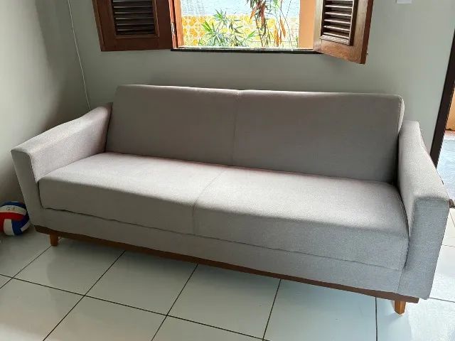 sofá cinza - Foto 2