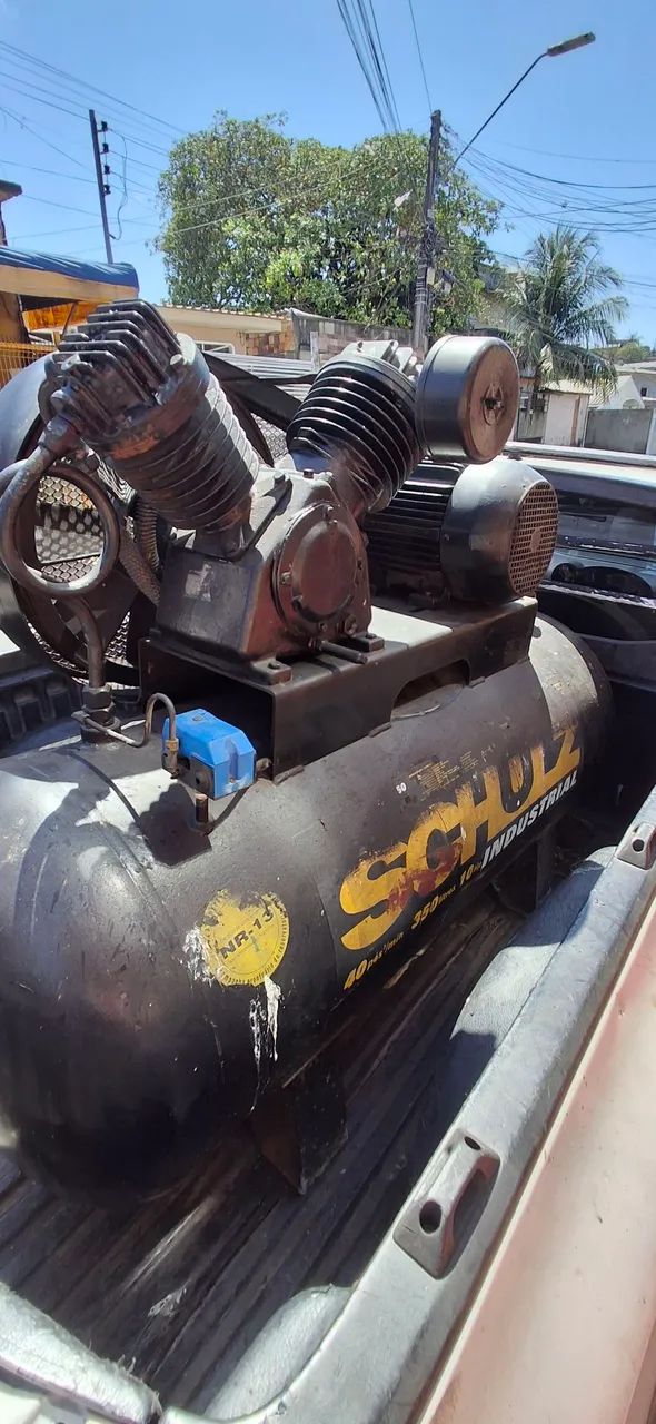 COMPRESSOR DE AR SCHULZ COM 2 CABEÇAS  - Foto 2