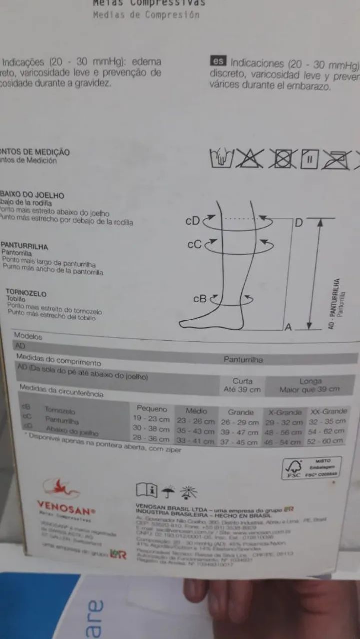 Meia ortopédica varizes  - Foto 3