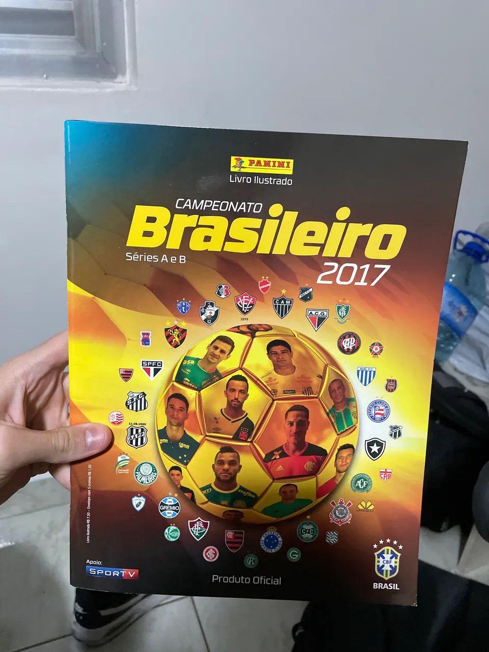 Álbum Campeonato Brasileiro 2017 - incompleto 