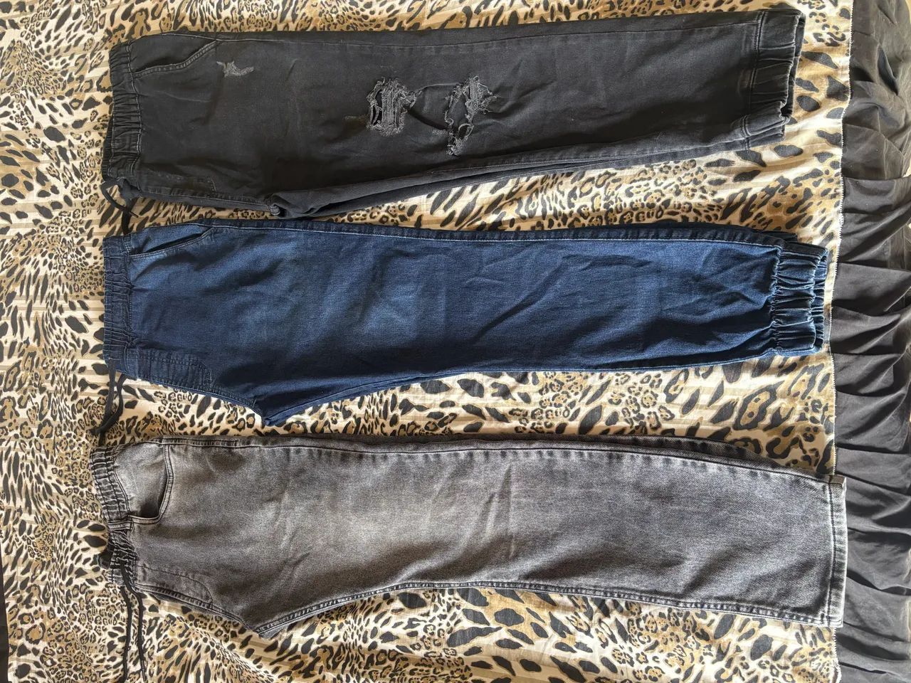 3 calças Jogger Usadas Promoção  - Foto 4