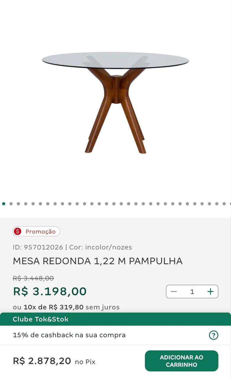 Mesa com cadeiras Tokstok - Foto 4