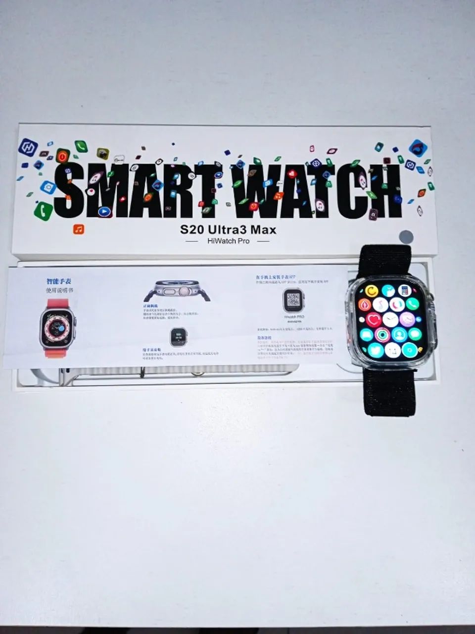 Smartwhatch S20 ultra 3 Max, Fones e mouse bluetooth. - Foto 5