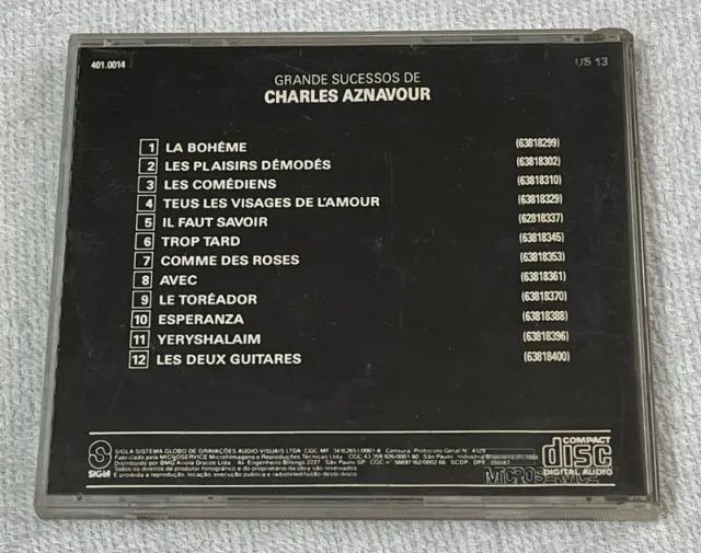 CD Charles Aznavour - Foto 3