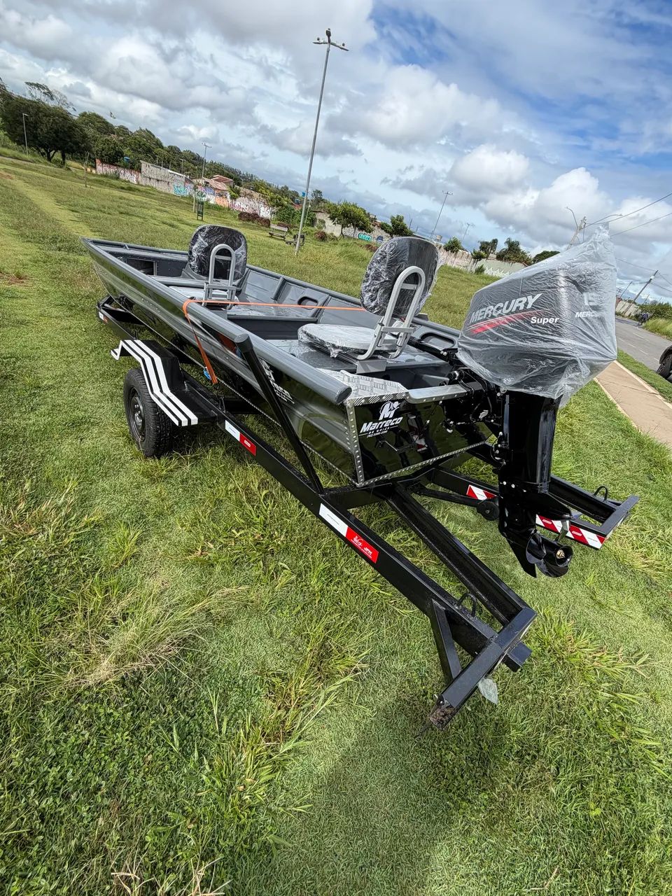 Canoa marreco luxo  e carreta kit promoção  - Foto 6