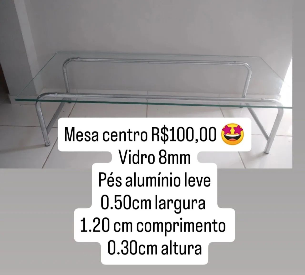 Mesa centro multiuso