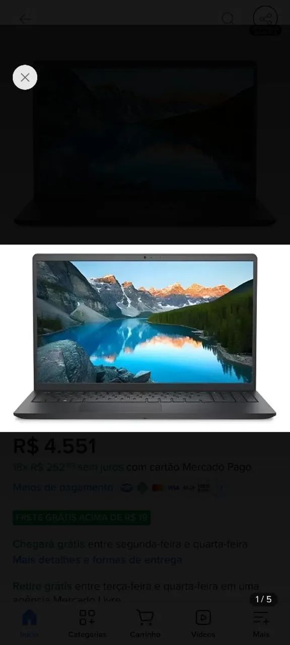 Notebook Dell Inspiron 15 - Semi Novo - Perfeito Estado - Foto 3