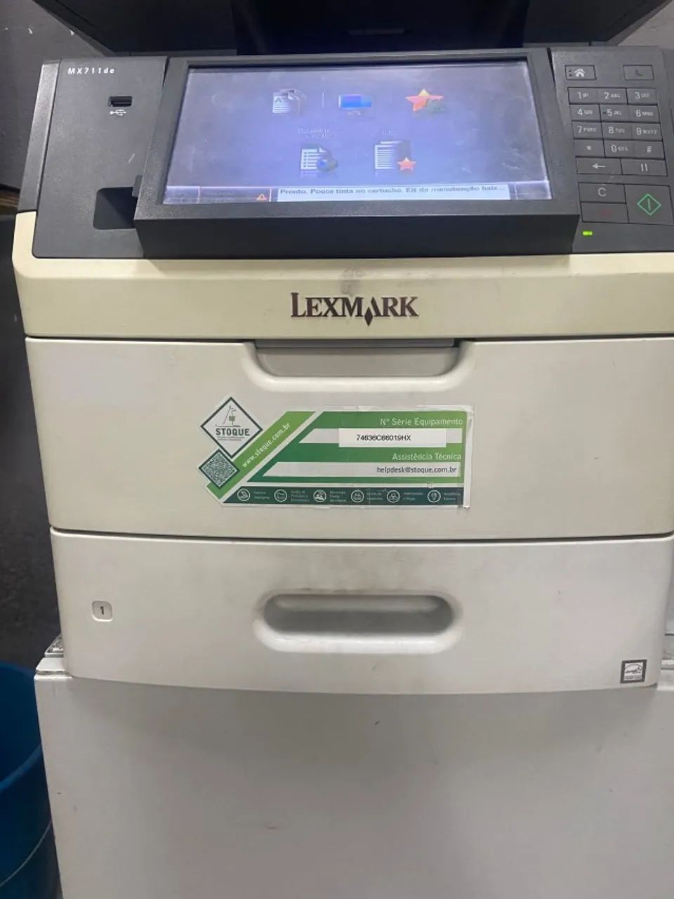 Impressora Multifuncional Laser Lexmark MX711de - Foto 2