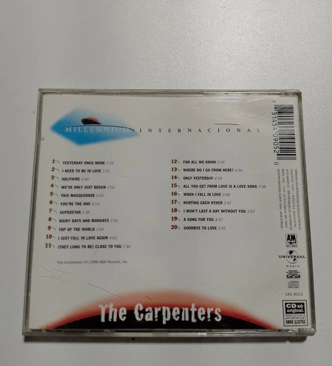 CD love songs carpenters millennium - Foto 2