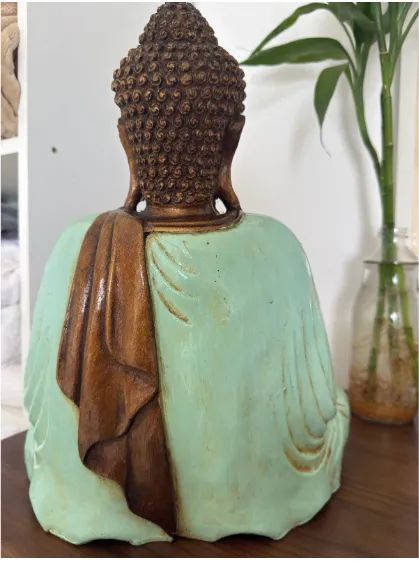 Escultura Buda em meditação - Foto 2