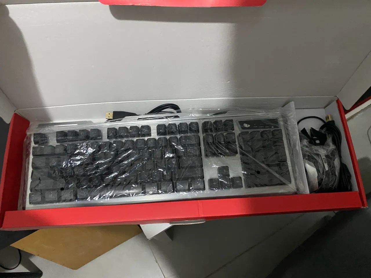 Kit Teclado e Mouse Gamer Leadership RGB 