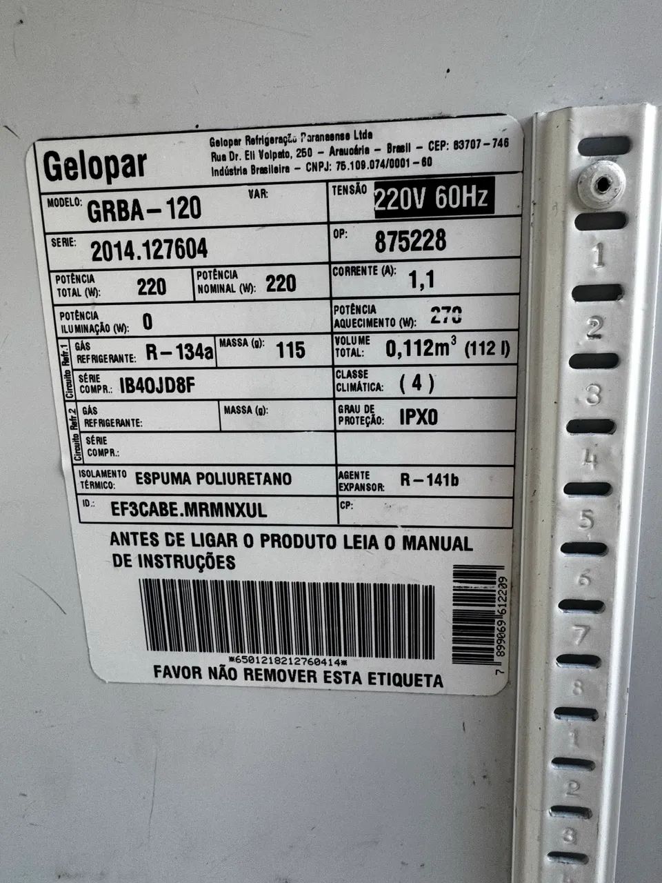 Vendo Refrigerador Gelopar - Foto 2