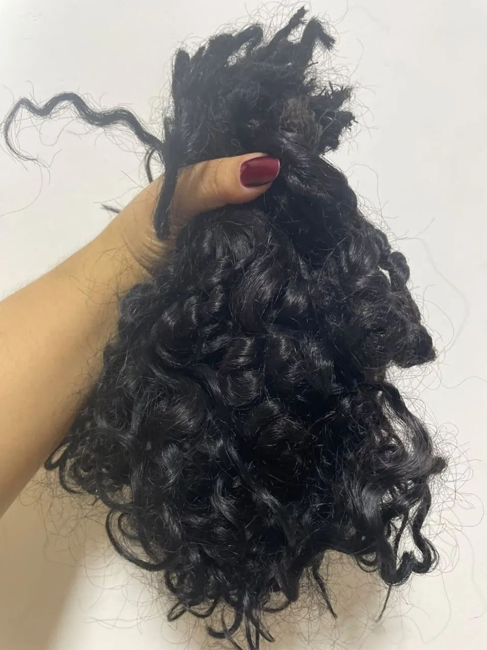 Cabelo humano cacheado 30cm - Foto 3