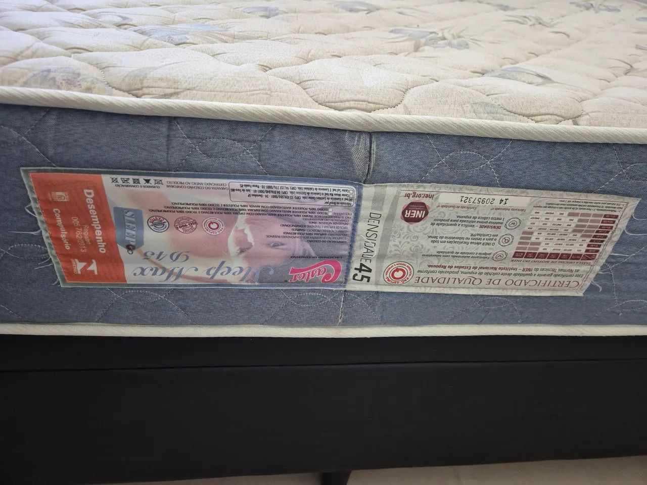 Cama box e colchão Castor casal com cabeceira - Foto 2