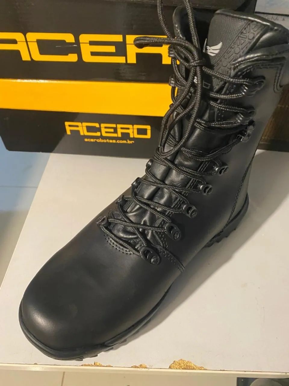 BOTA ACERO - PRETA - APACHE  - 399,00 - Foto 2