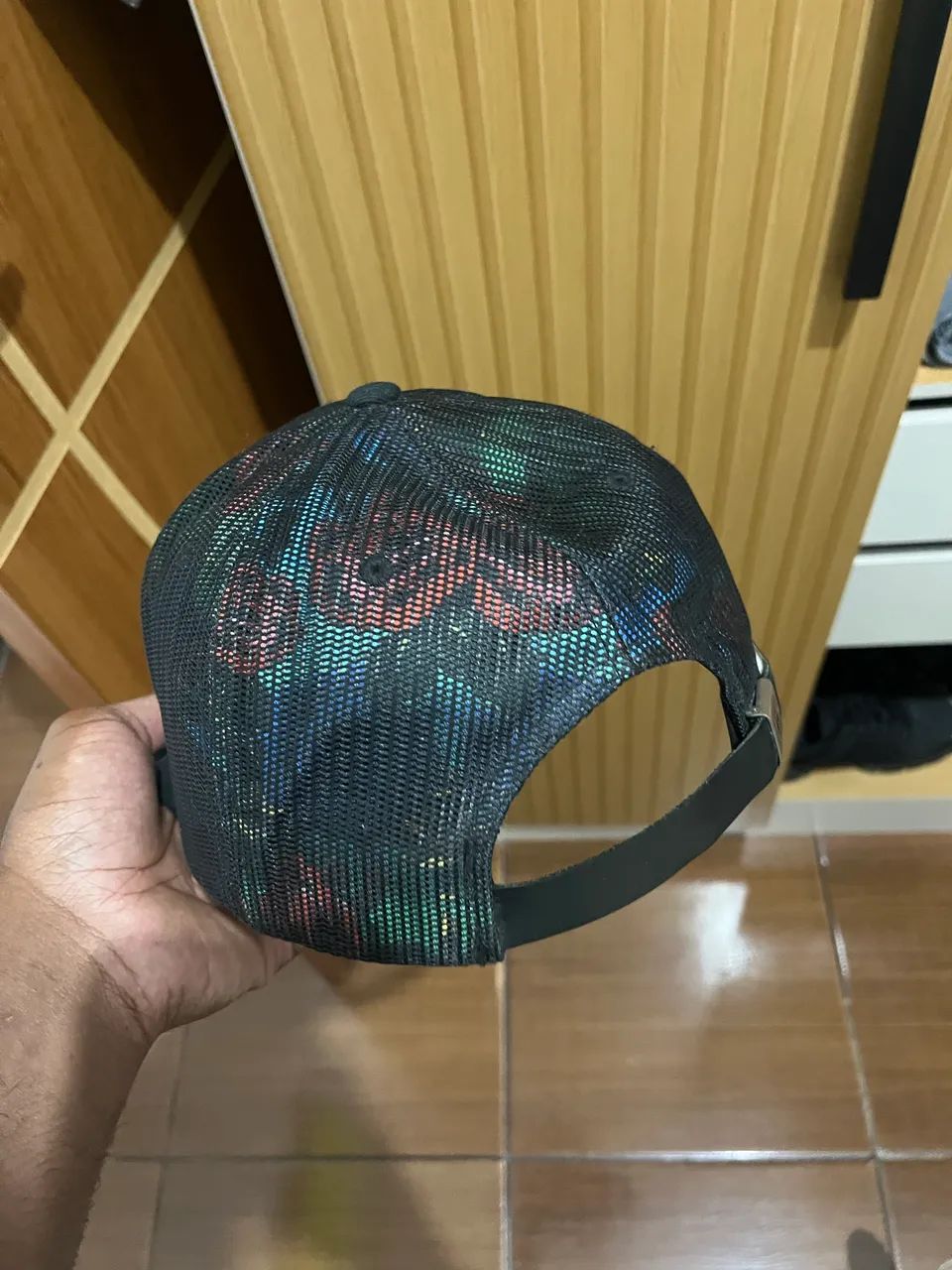 Boné mcd floral