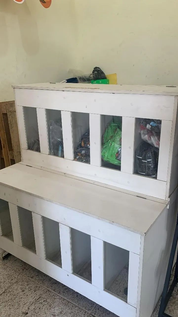 Graneleiro de mdf branco 