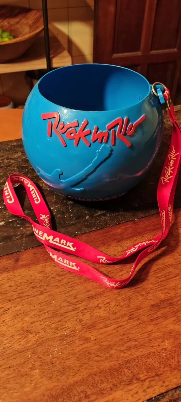 Balde de pipoca Rock In Rio 