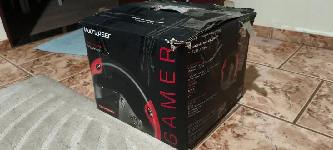 Volante Gamer JS087 Multilaser - Foto 6