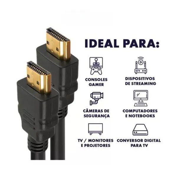 Compre Já Cabo HDMI Top. \O/... - Foto 2