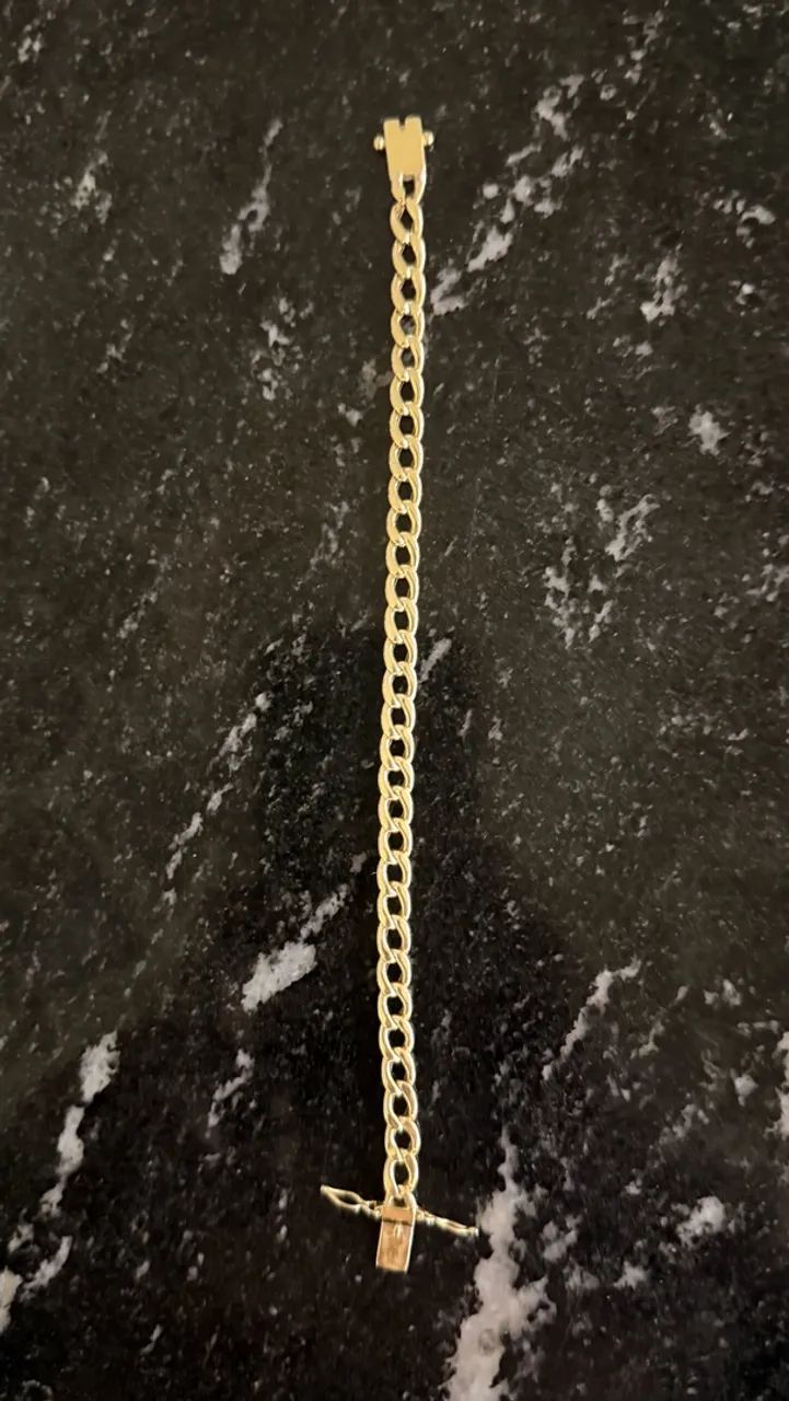 Pulseira de ouro 10 gramas (63)9  * - Foto 3