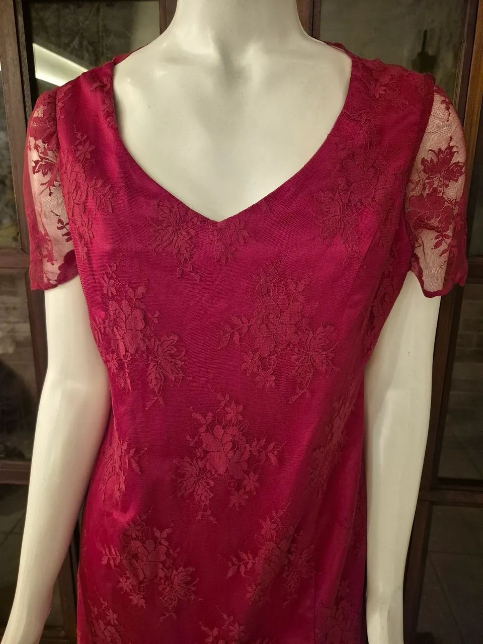 Vestido longo vermelho - Foto 3