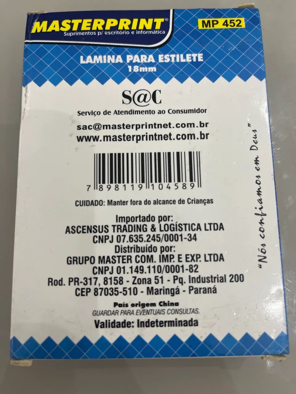 Lâmina para Estilete 18mm - Foto 2