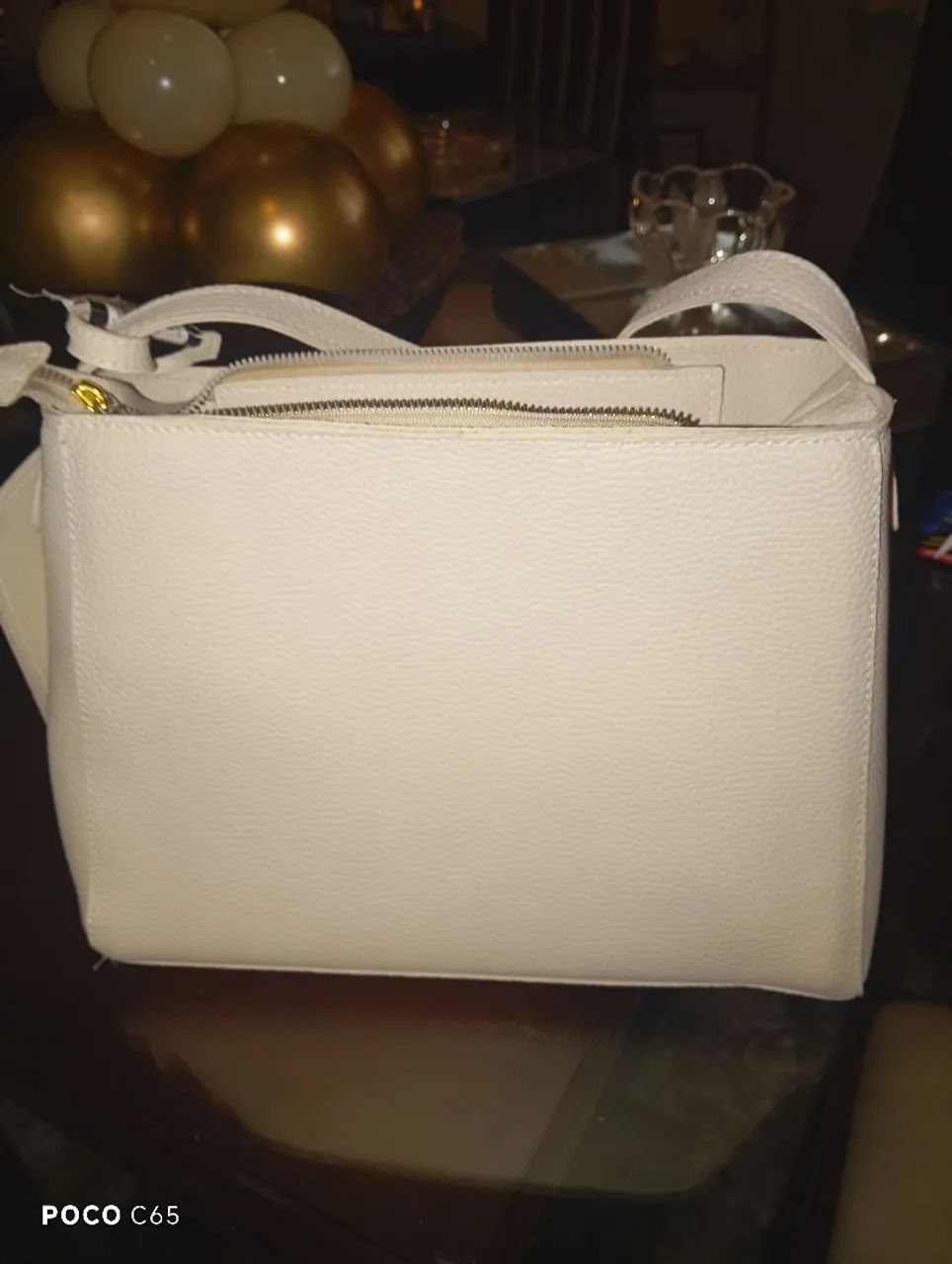 Bolsa Marfim com carteira adicional - Foto 3