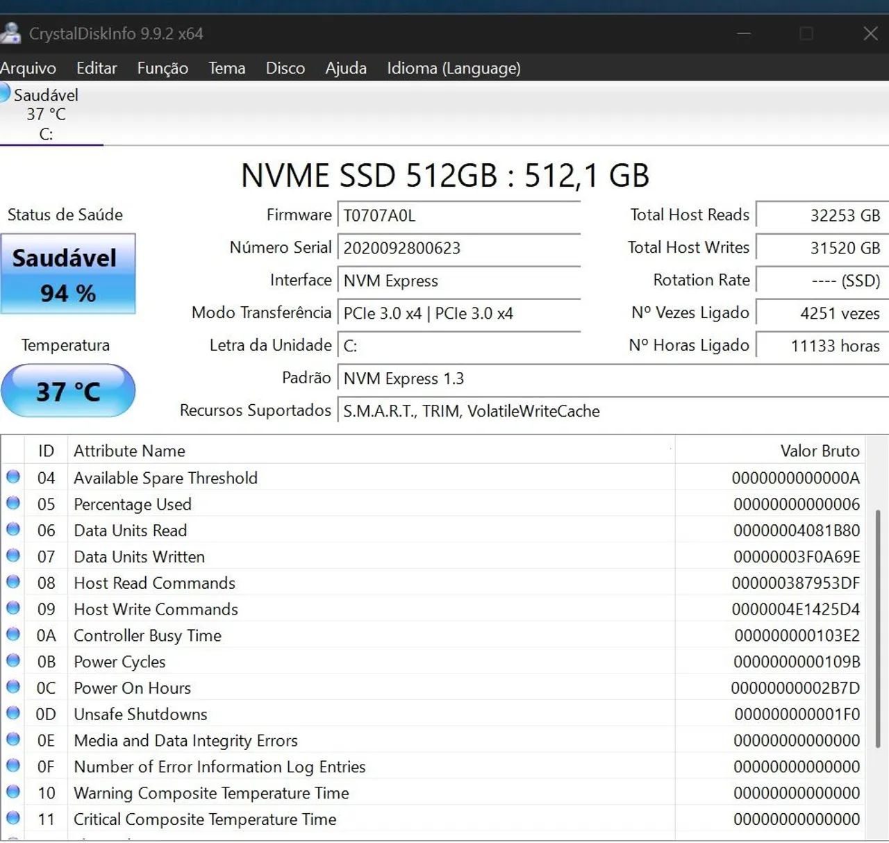 SSD kingdian NVMe M.2 de 512GB  - Foto 3
