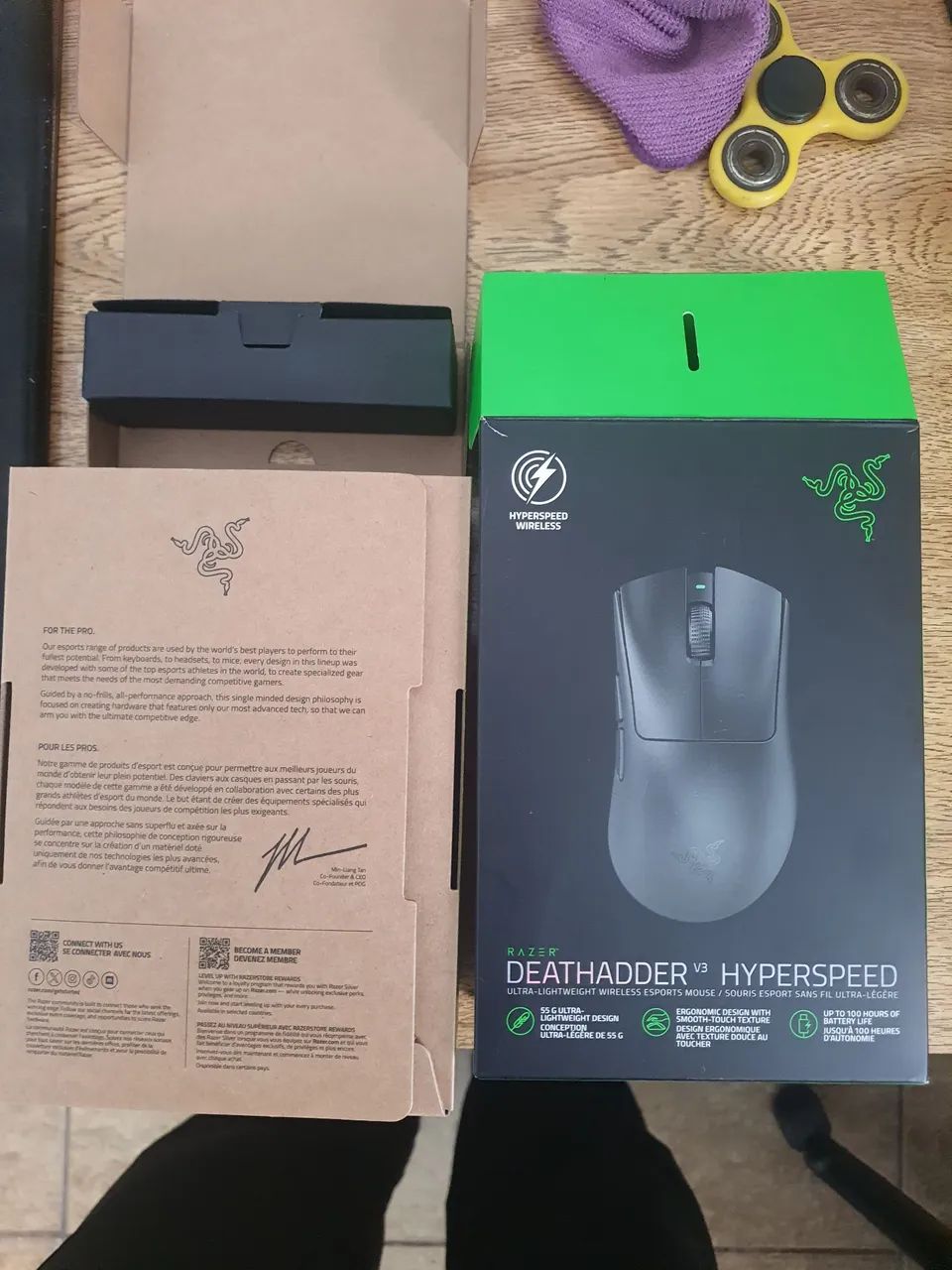 Mouse razer deathadder V3 hyperspeed (troco por algo do meu interesse) - Foto 3