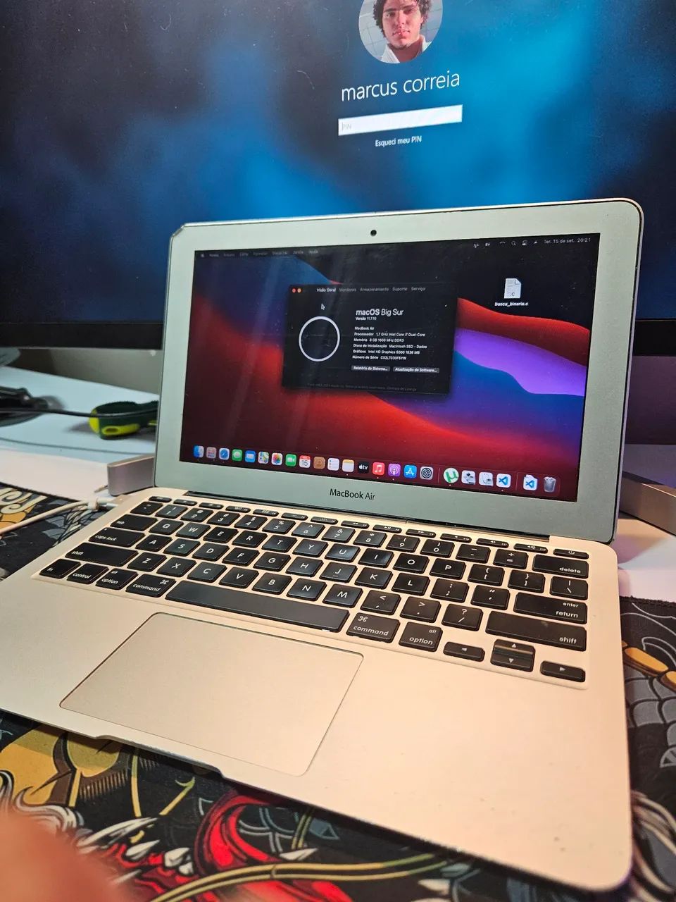 MacBook Air Core i7 / 8GB RAM / SSD - Abaixo do valor (Ler