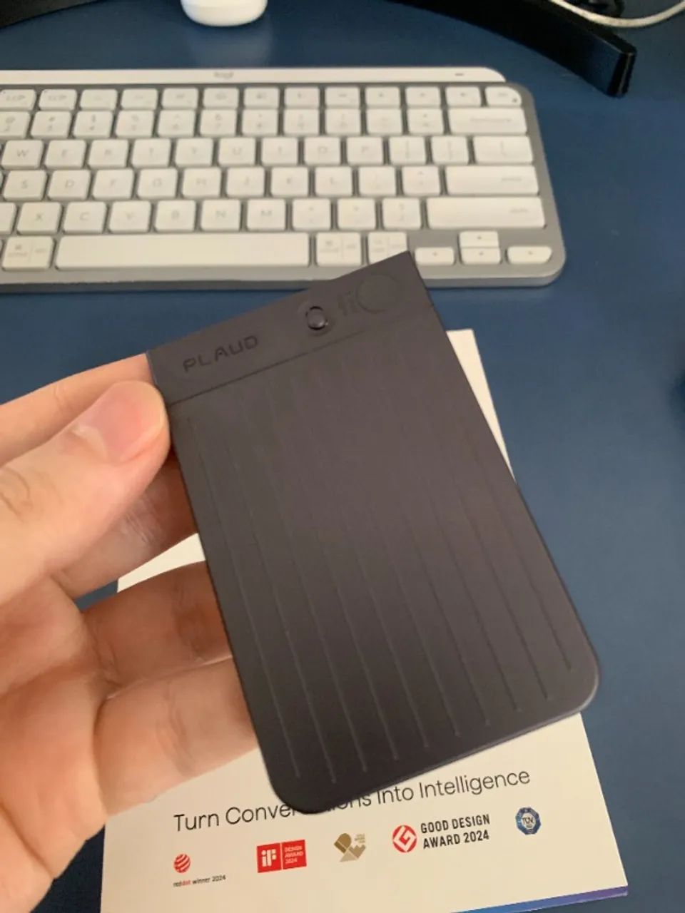 PLAUD NOTE 64GB - Gravador de Voz com IA e Transcrição - Foto 2