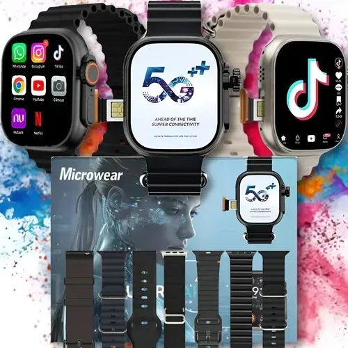Smartwatch Ultra 3 AI  5G Série 10 100%ORIGINAL Android Chip 16GB e GPS O MAIS POTENTE!!!! - Foto 4