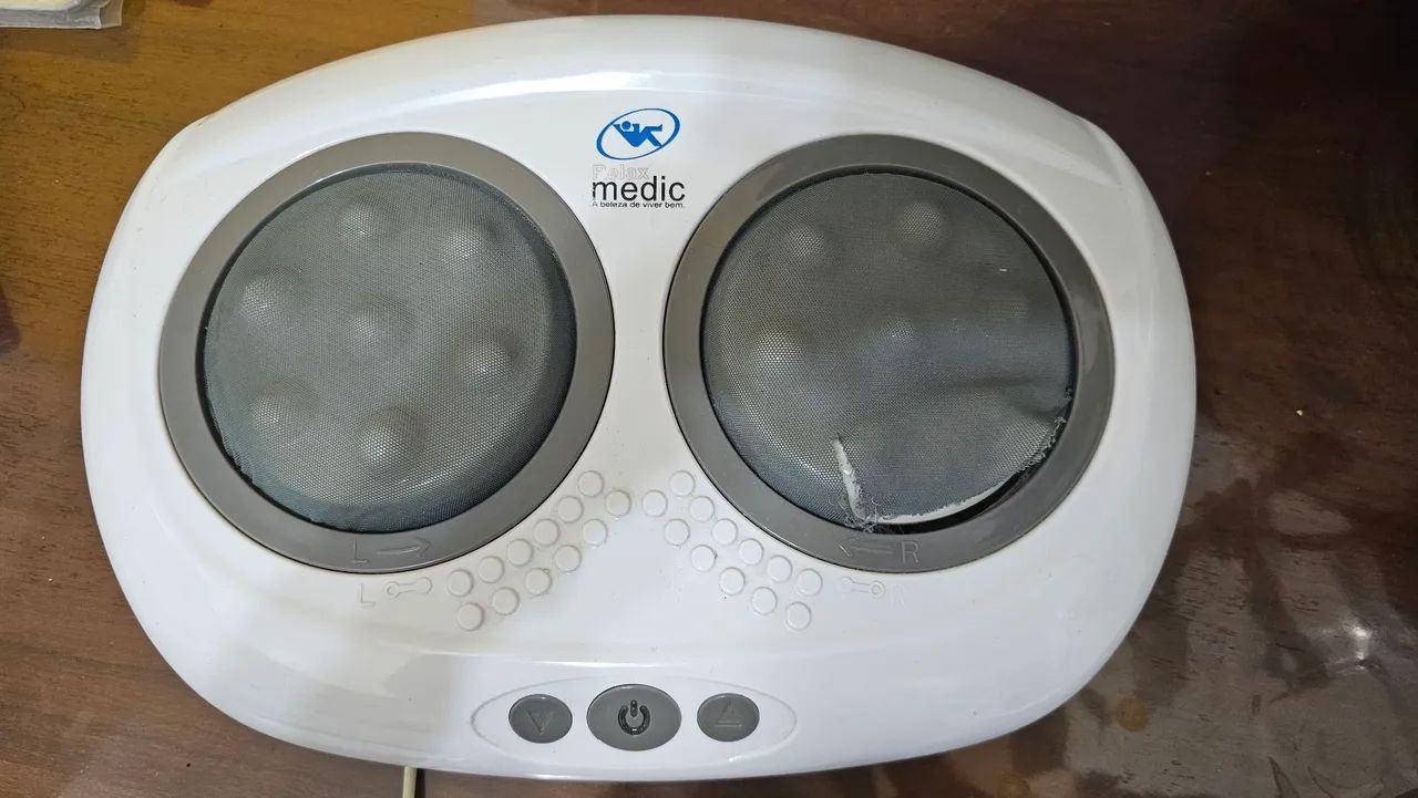 Massageador pés relax medic com aquecimento infravermelho 