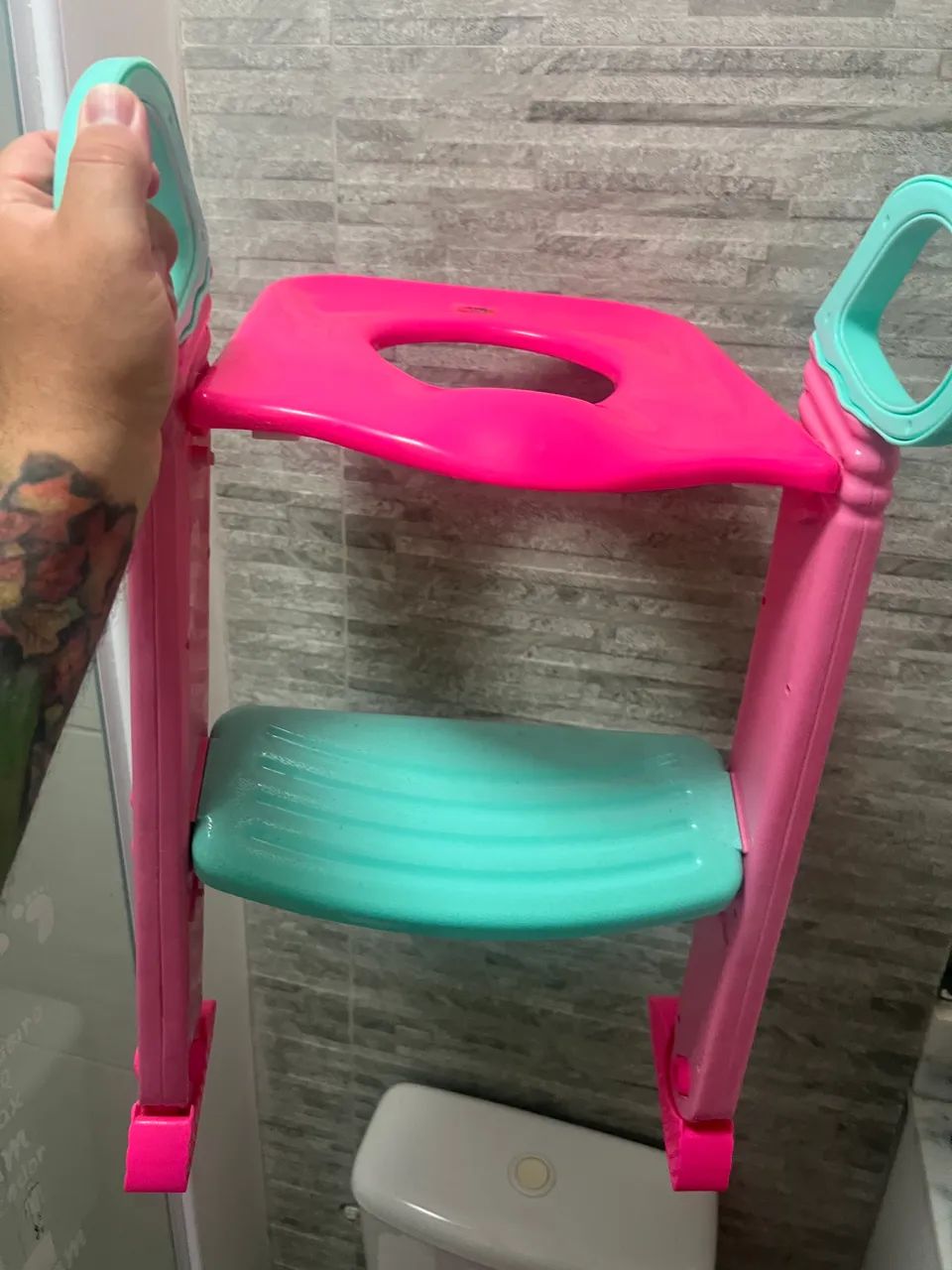 Cadeirinha Assento Sanitário Infantil - Menina - Foto 5