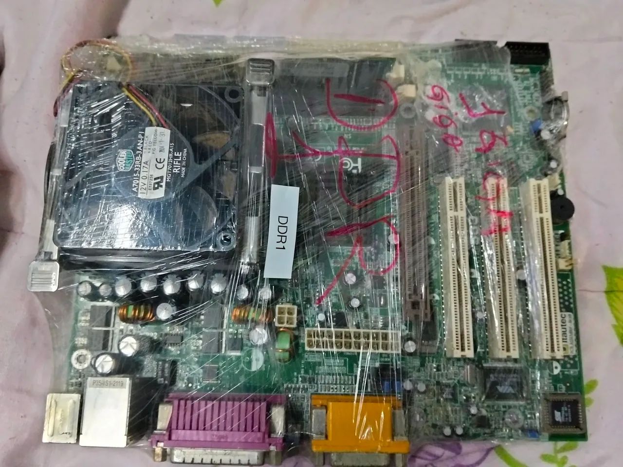Lote com 4 placa mãe DDR 1 completa  - Foto 3