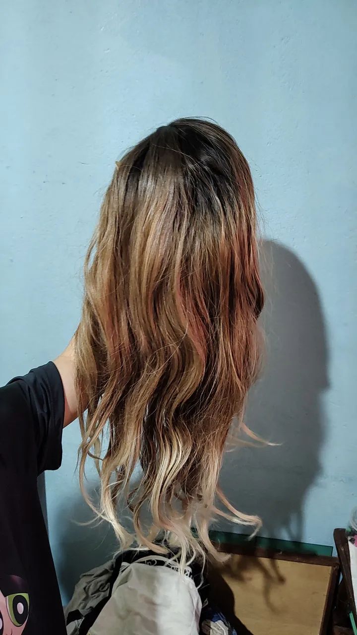 Semi Lace Loiro + Peruca Loiro Mesclado  - Foto 4