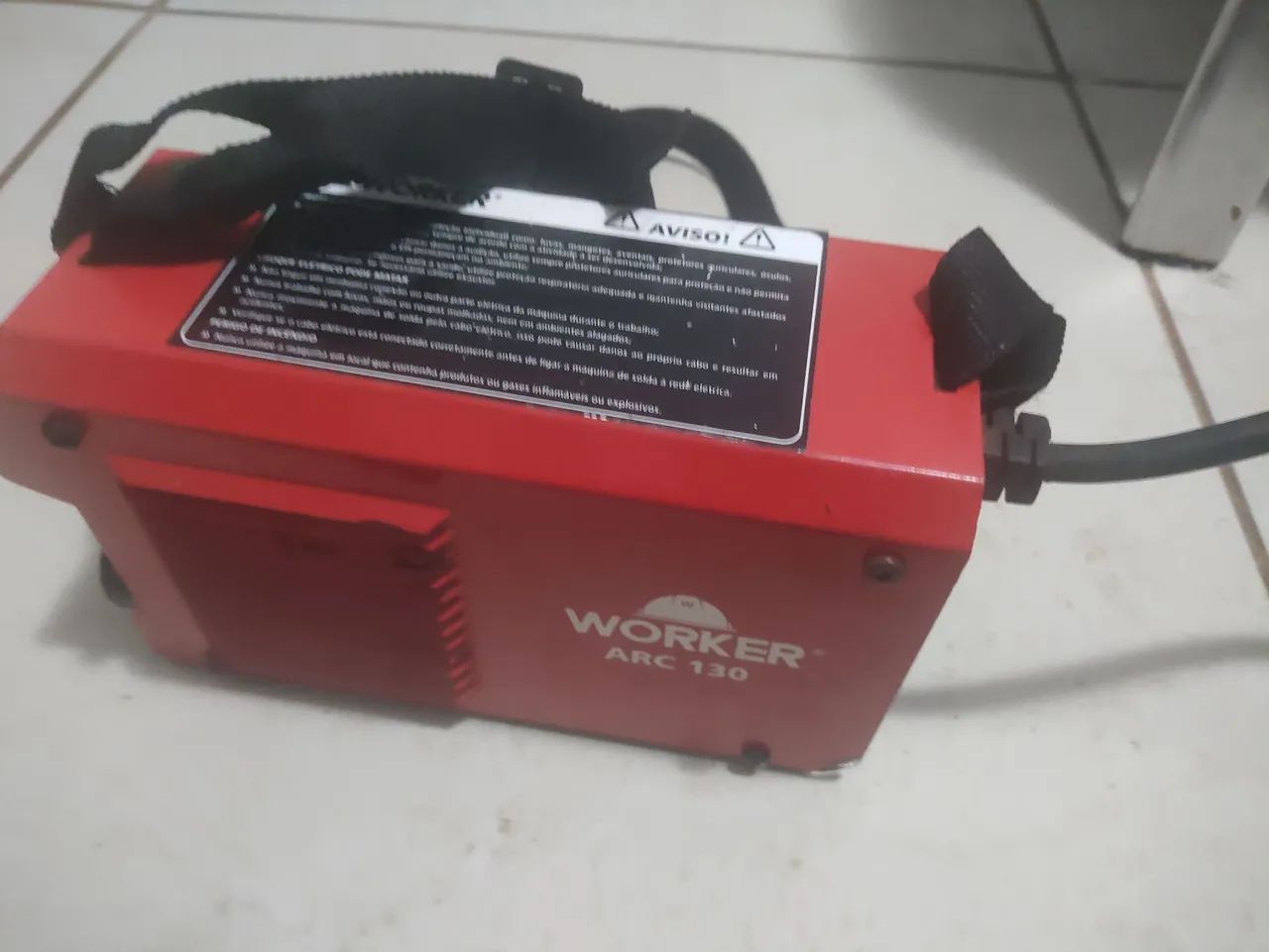Máquina solda worker arc 130 de 220v original 
