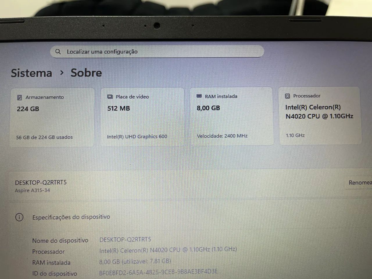 Notebook Acer  - Foto 4