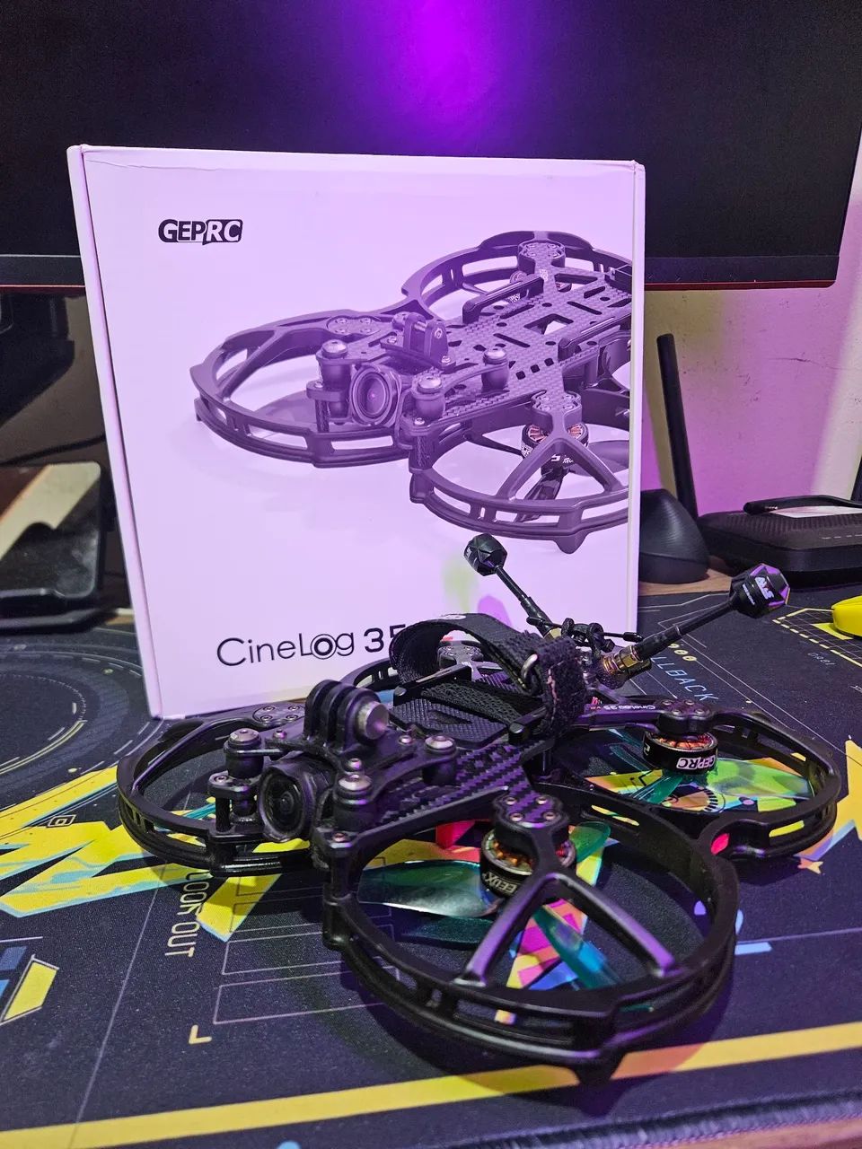 Drone FPV Cinelog35 V2 com DJI O3 e Elrs  - Foto 4