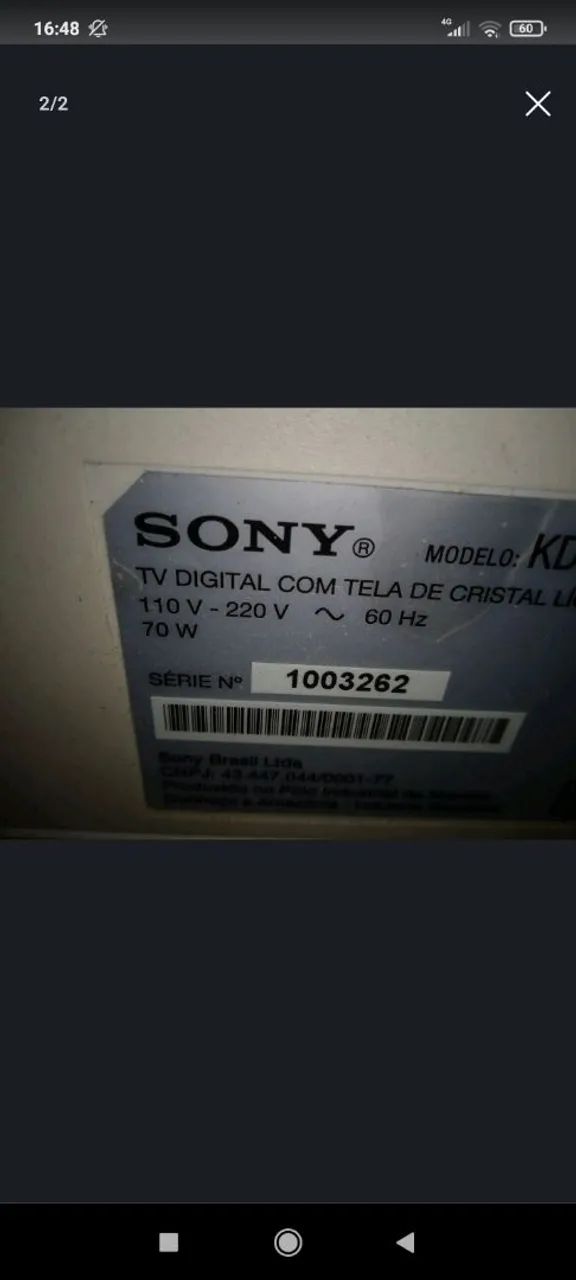 Sony bravia c defeito - Foto 4