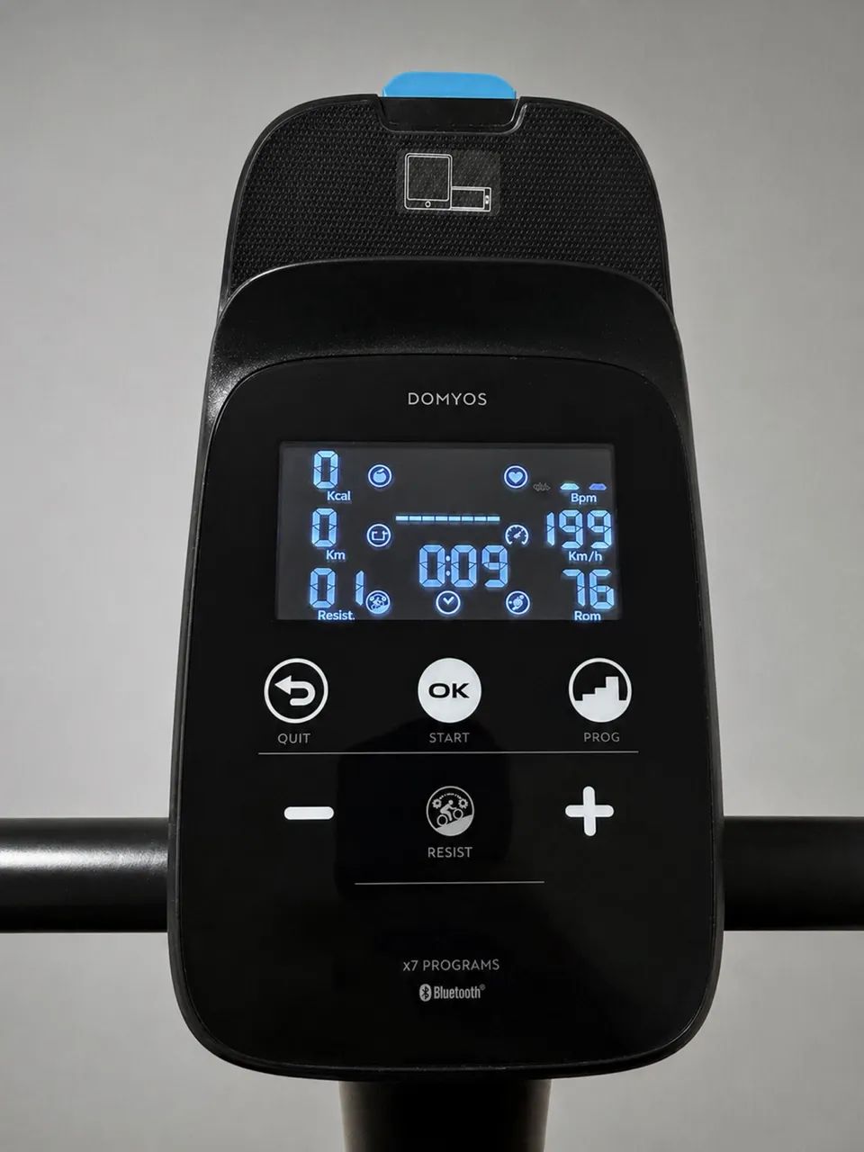 Bicicleta Ergométrica Domyos EB 520 Decathlon - Autogerada, Bluetooth FTMS - Foto 4