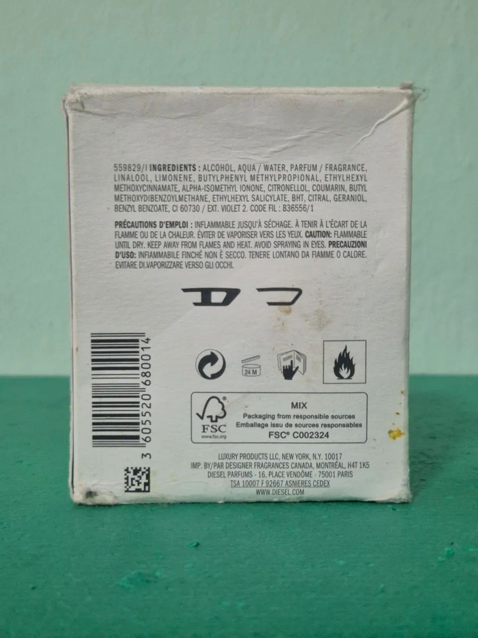 Diesel Only The Brave 50ml novo na caixa - Foto 4