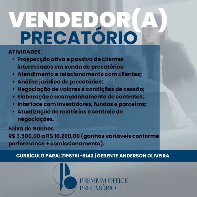 Vagas consultor de vendas