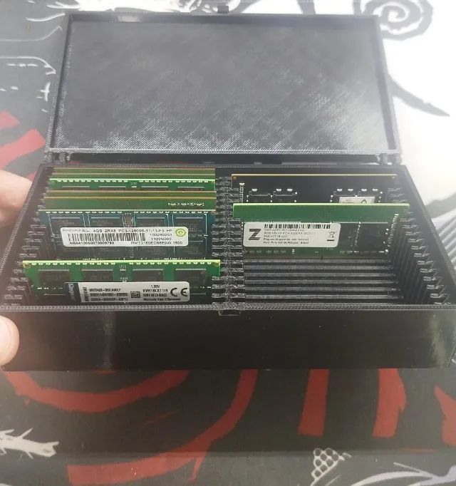 Caixa Para Guardar Memoria de Notebook - Feita em 3D