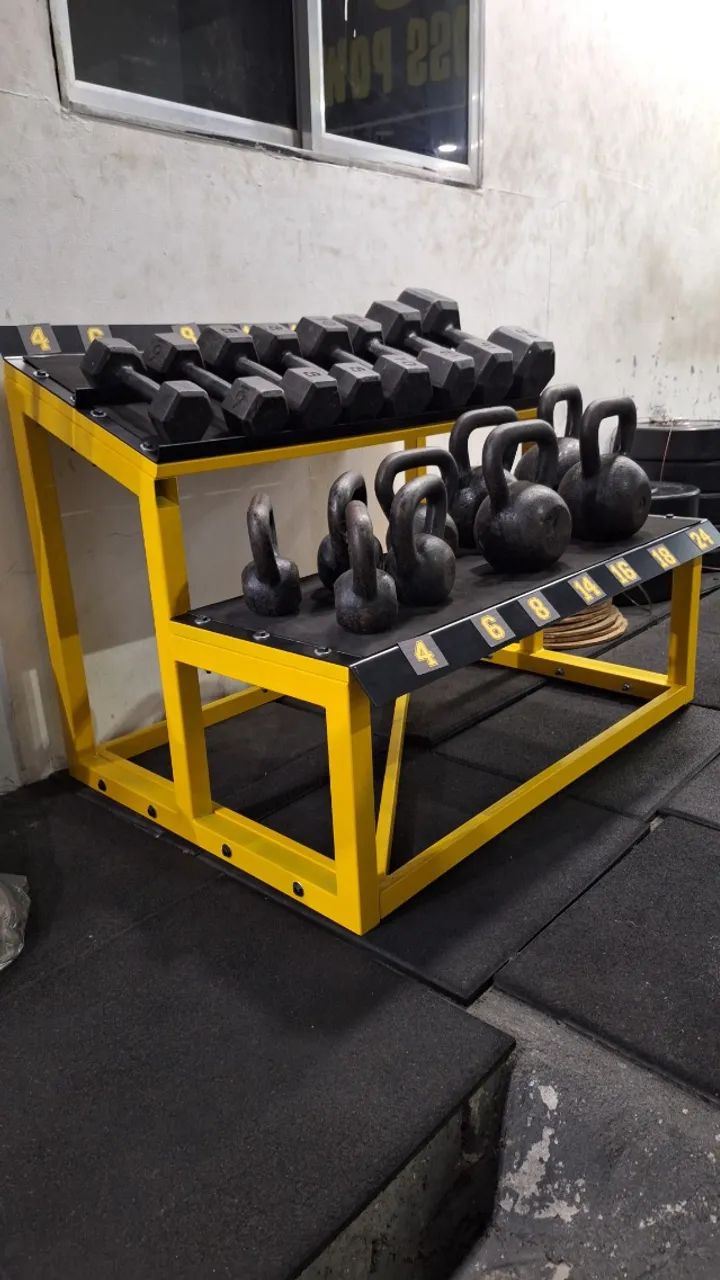 Suporte para Halter e Kettlebell - Foto 3