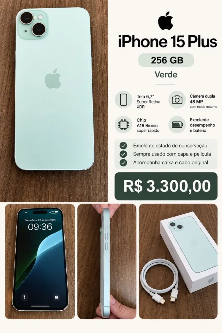 IPHONE 15 PLUS  256 GB - Foto 2