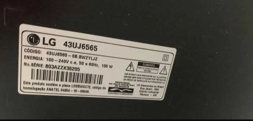 Tv smart 43? 4k Bluetooth YouTube Netflix