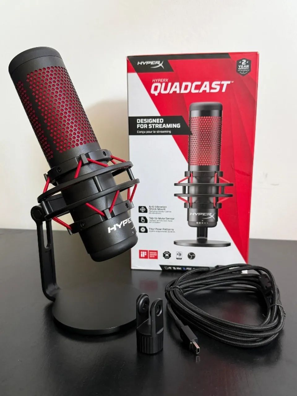 Microfone Hyperx Quadcast  - Foto 4